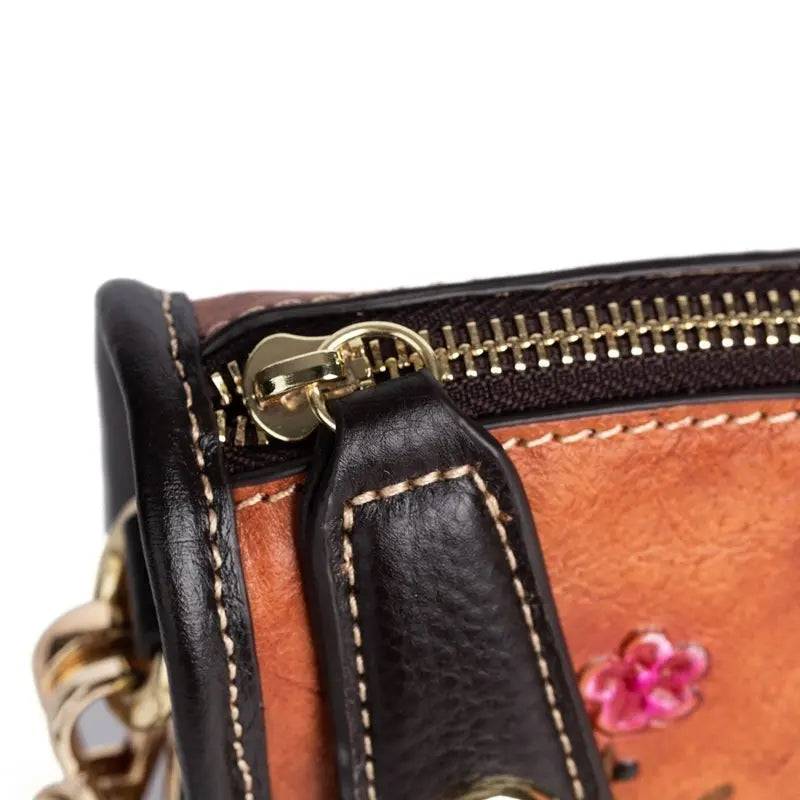 Rossie Viren Women's Vintage Leather Hobo Underarm Shoulder Bag