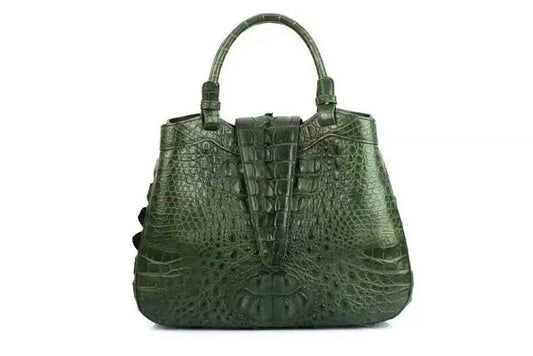 Rossie Viren Women's Crocodile Leather Hobo Shoulder Bags