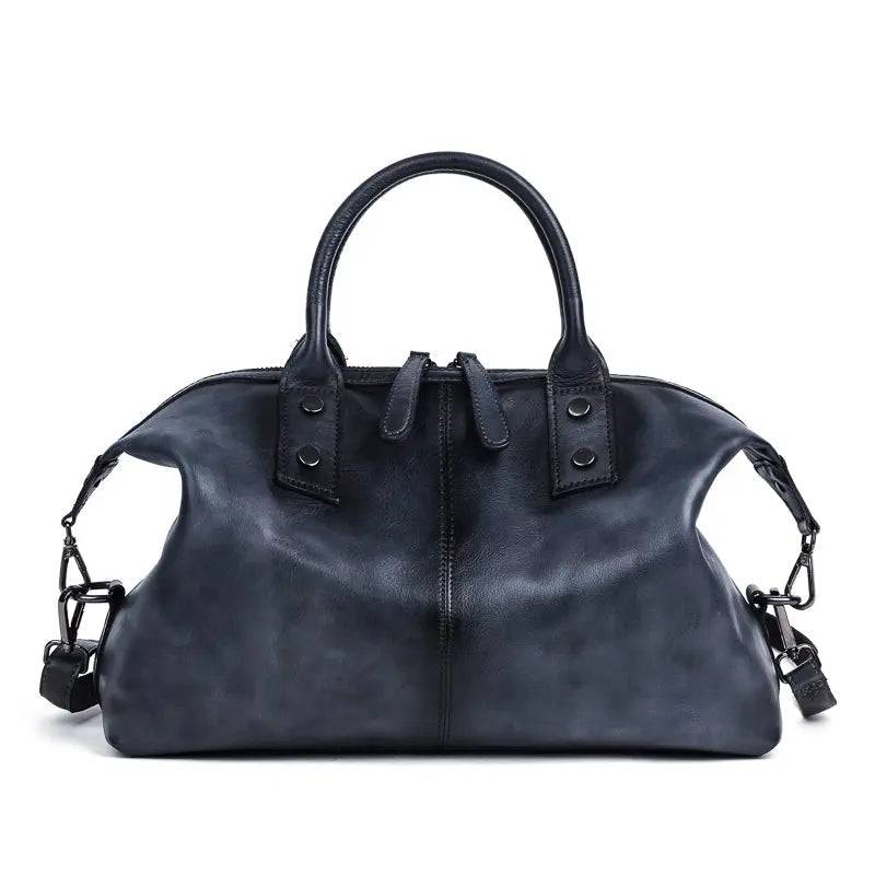 Rossie Viren Women's Women’s Genuine Leather Handbags Satchel Tote Top Handle Bags Ladies Purses Cross-body Bag