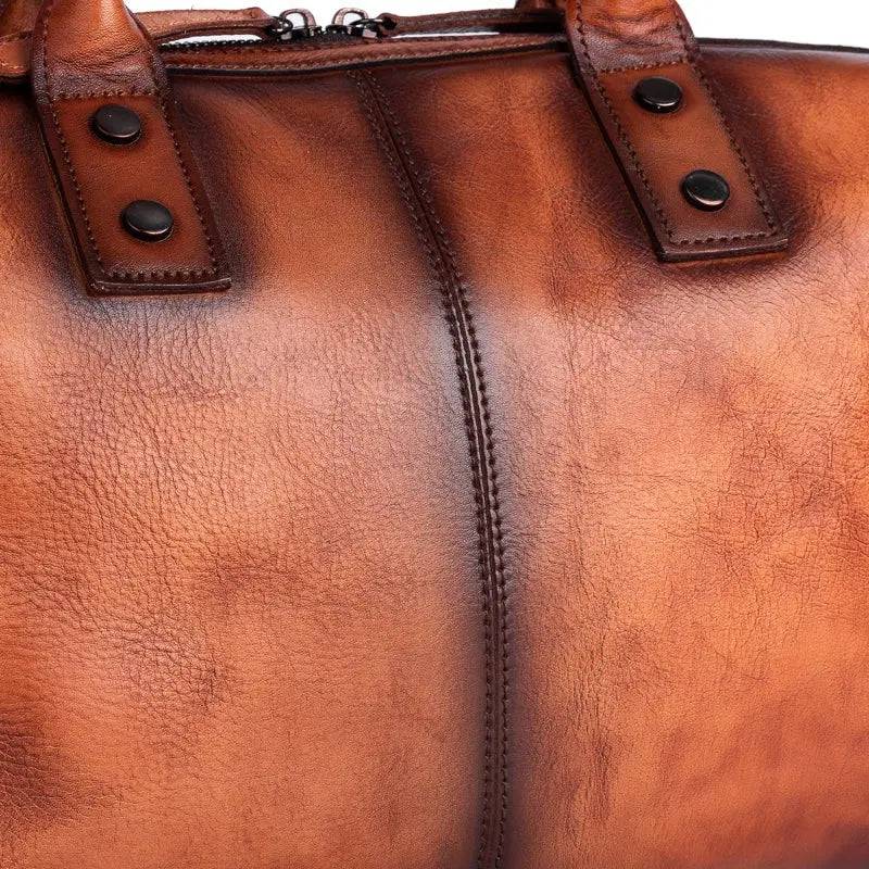 Rossie Viren Women's Women’s Genuine Leather Handbags Satchel Tote Top Handle Bags Ladies Purses Cross-body Bag
