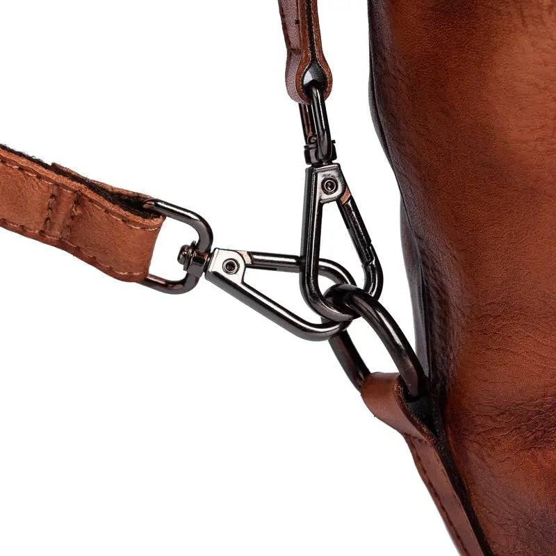Rossie Viren Women's Women’s Genuine Leather Handbags Satchel Tote Top Handle Bags Ladies Purses Cross-body Bag