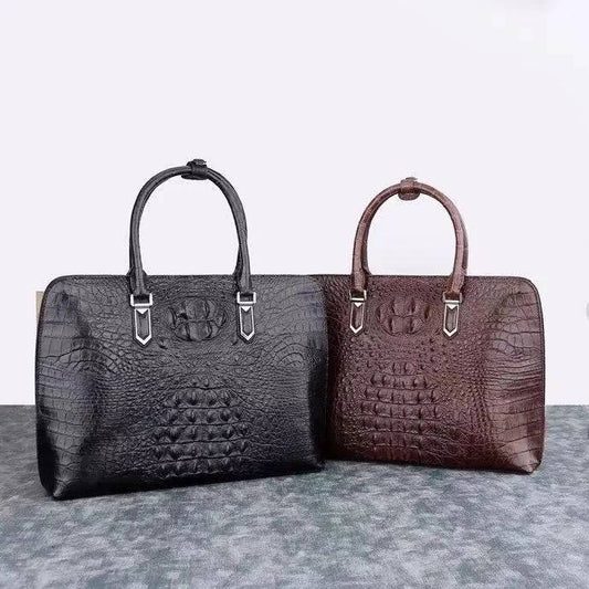 Shell Bag Crocodile Leather Hand Bag Shell Pack Alma Bag