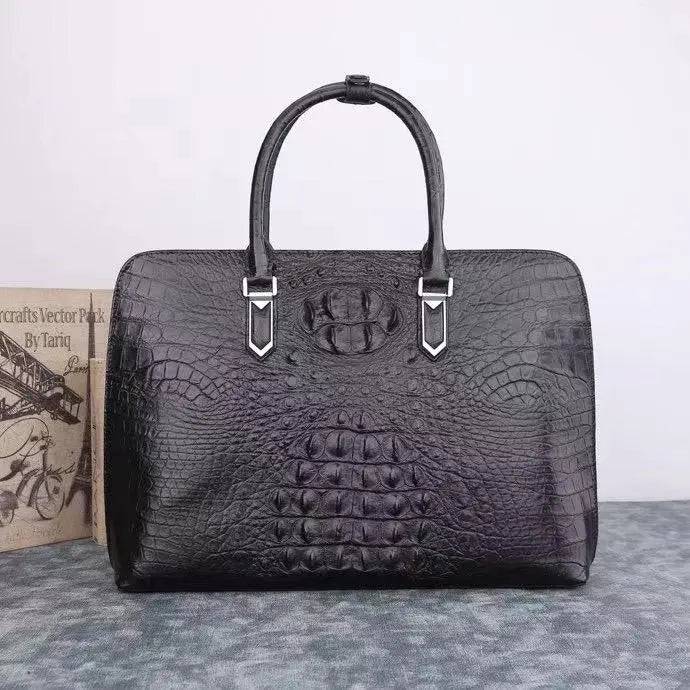 Rossie Viren crocodile leather Shell Bag, a stylish handbag with a shell pack design and Alma bag style.
