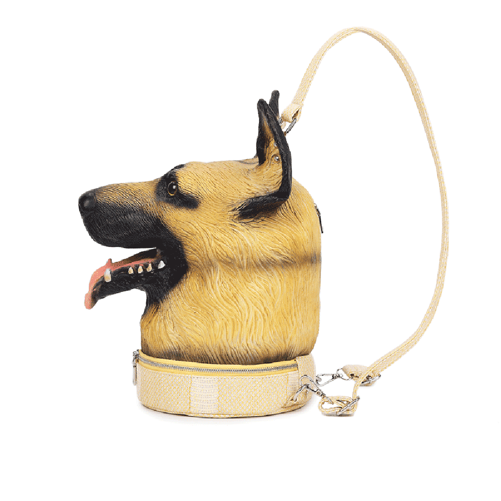Cartoo Cute Dog casual backpack handbag by Rossie Viren featuring a playful dog design, suitable for children and teens.