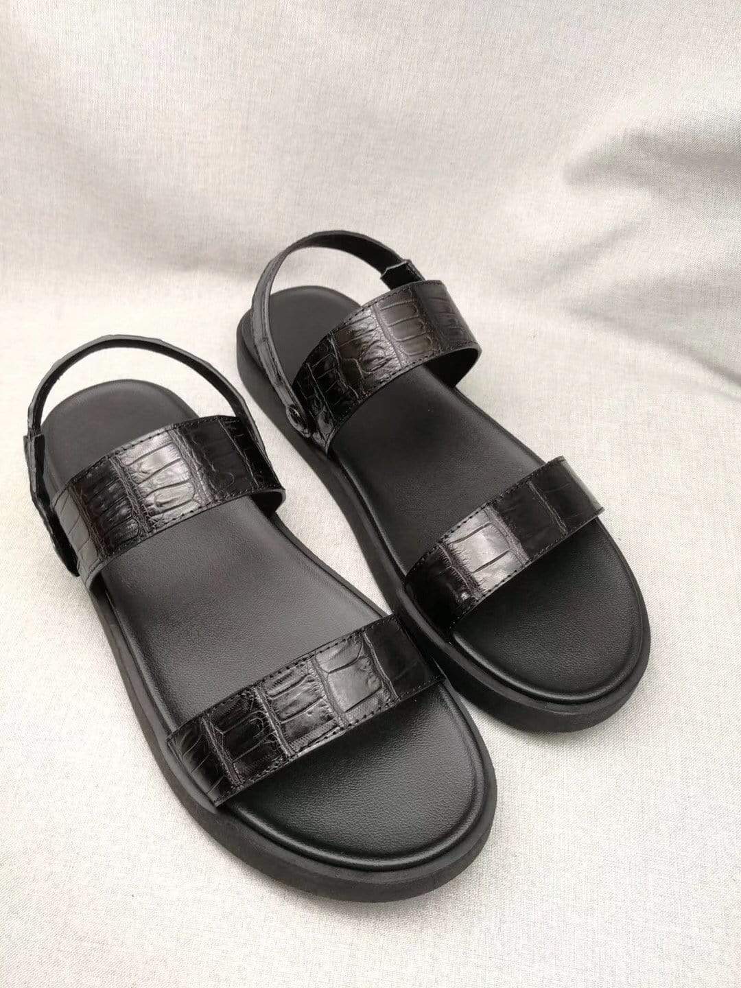 Crocodile Shoes Crocodile Belly Leather Sandals