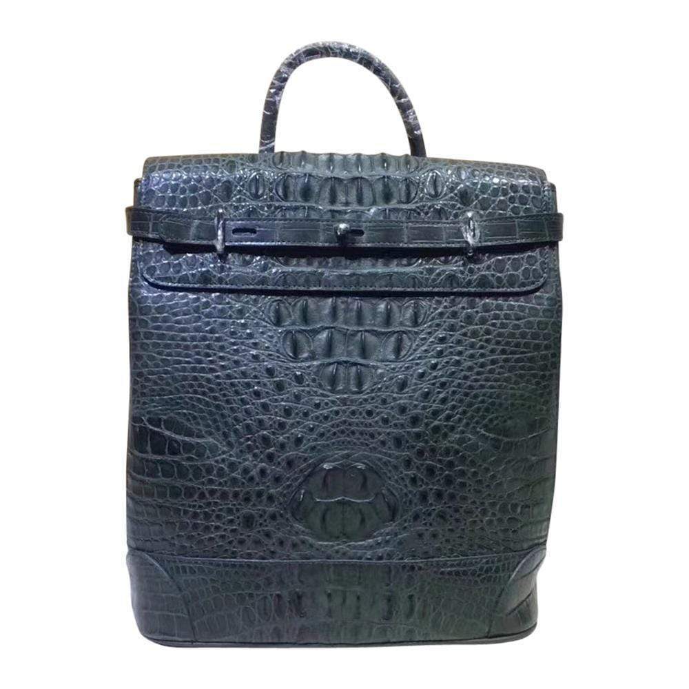 Rossie Viren crocodile leather handbag featuring a sleek, textured crocodile pattern and stylish design.