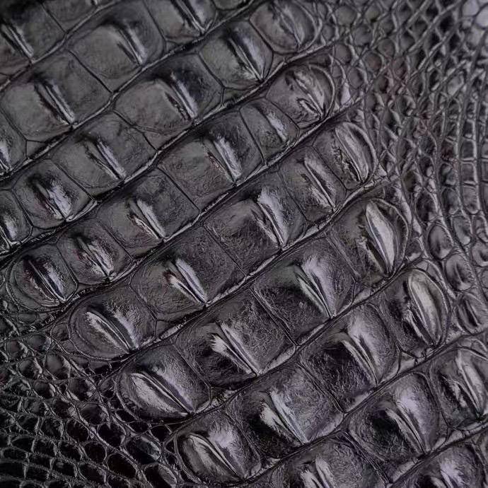 Rossie Viren crocodile leather bucket bag for women with drawstring, crossbody strap, shoulder bag, and hobo tote style.