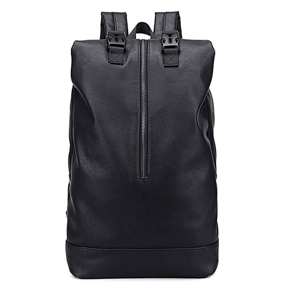 Rossie Viren large waterproof backpack with pleated front zip pocket and wheels, designed for travel and laptop storage.