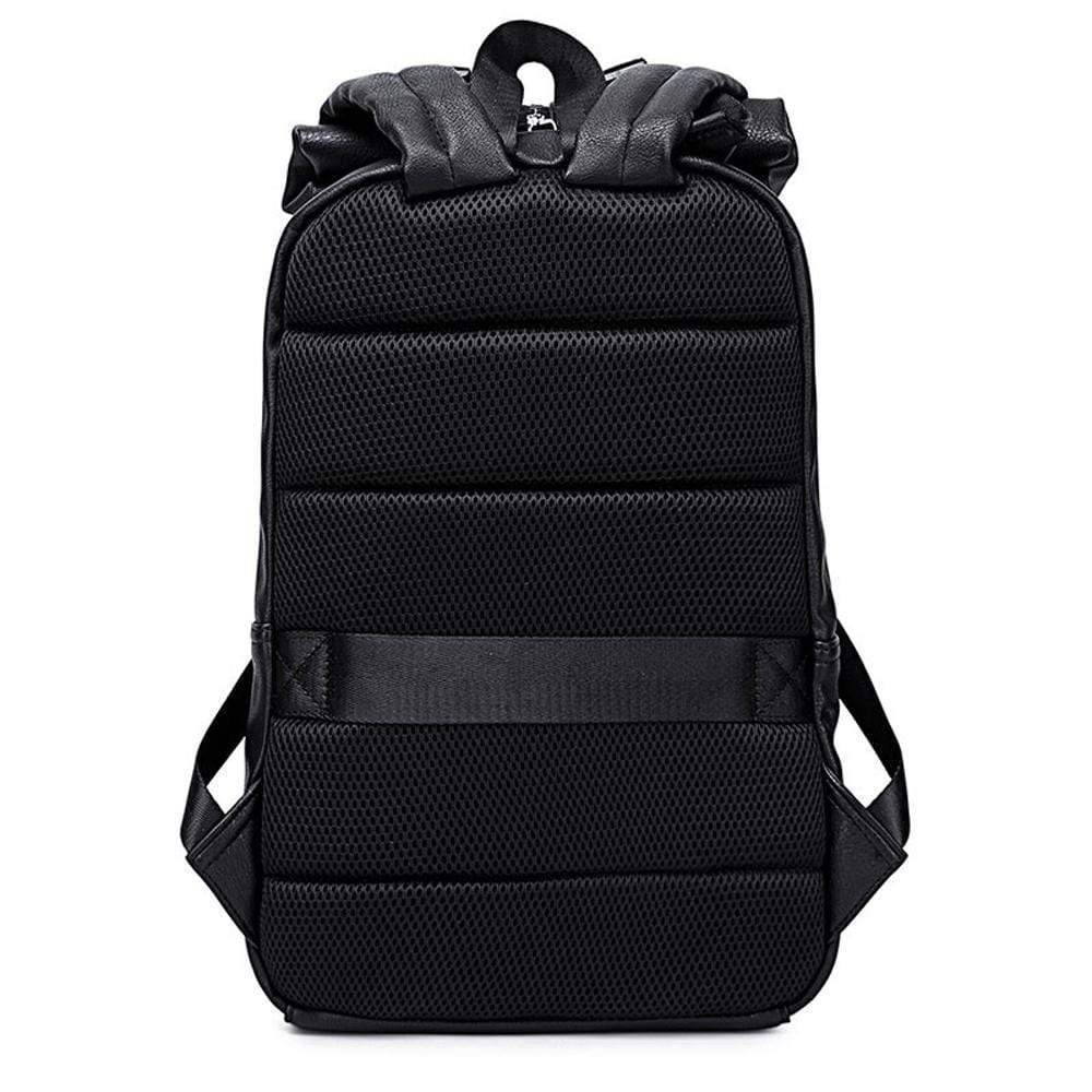 Rossie Viren large waterproof backpack with front zip pocket and wheels, designed for travel and laptop storage.