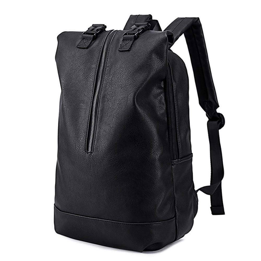 Large waterproof Rossie Viren backpack with pleated front zip pocket, on wheels, designed for laptops and travel.