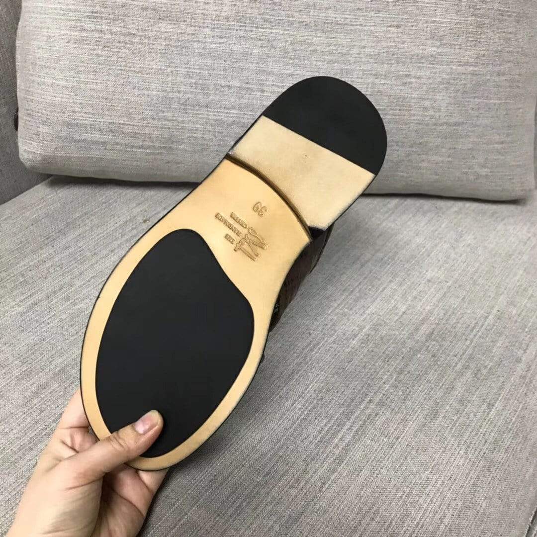 Preorder  Genuine  Crocodile Belly Leather  Mens  Slipper