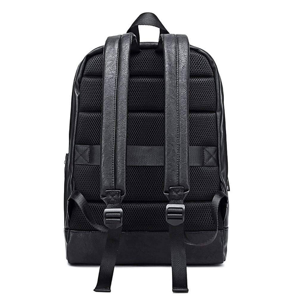 Rossie Viren large waterproof luggage backpack with pleated front zip pocket and wheels, designed for carrying laptops.