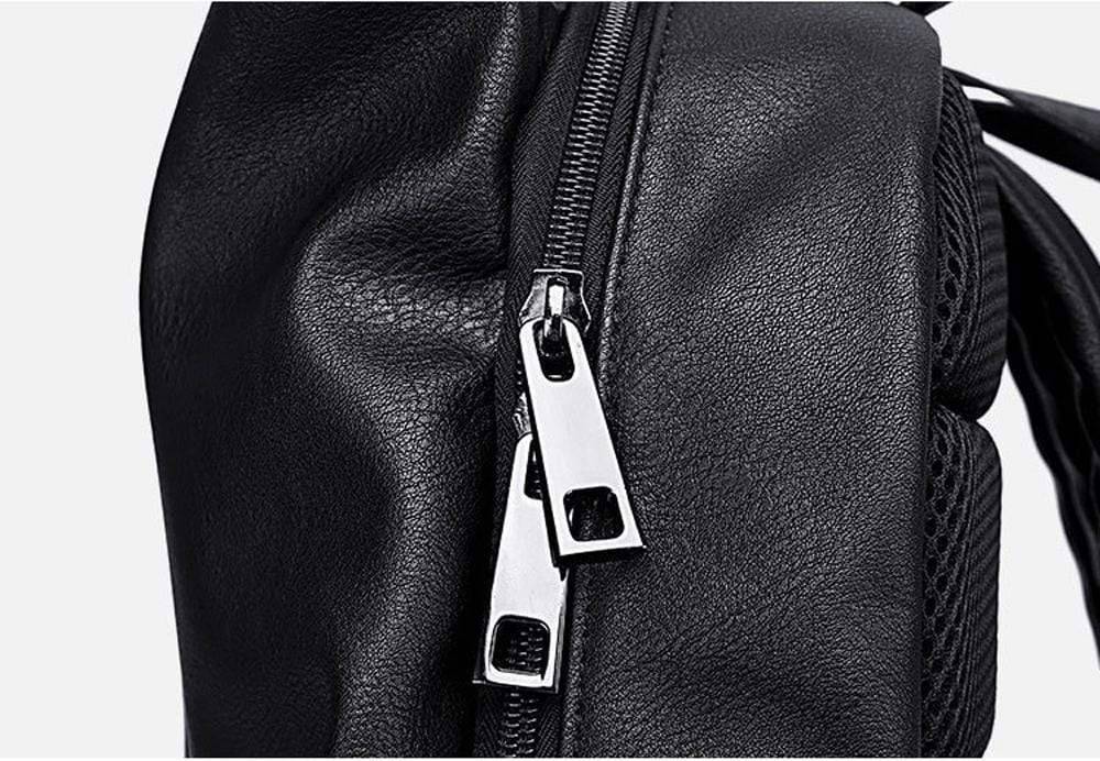 Rossie Viren large waterproof luggage backpack with pleated front zip pocket, on wheels, designed for laptops and travel.