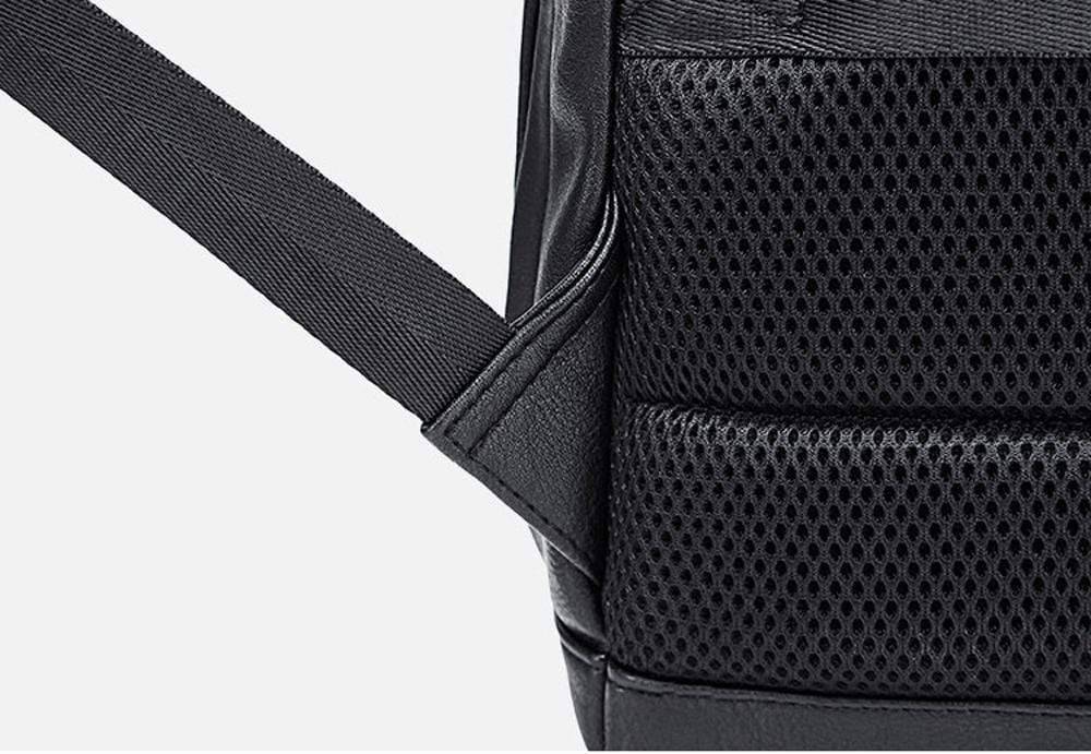 Rossie Viren large waterproof laptop backpack with pleated front zip pocket and wheels for easy carrying.
