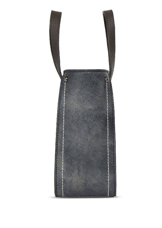 Rossie Viren women's leather mini tote crossbody bag with adjustable strap and sleek design, perfect for everyday use.