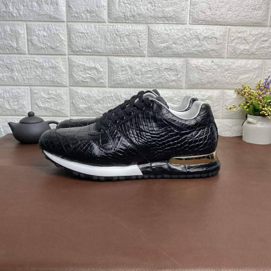 Crocodile Shoes Men's  Crocodile Leather Sneakers 2385