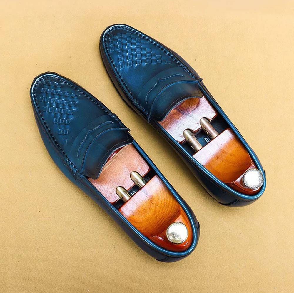 Men's Rossie Viren driving leather shoes and casual loafers, stylish men's shoes with sleek leather design and comfortable fit.