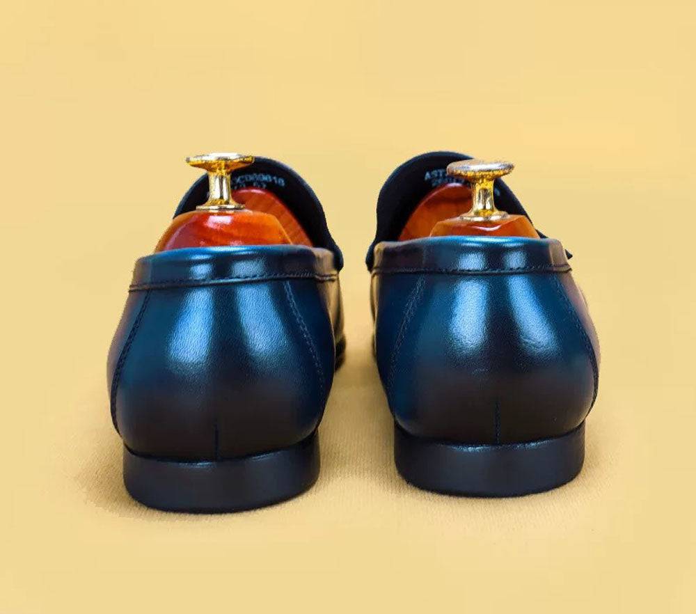 Men's Rossie Viren driving leather shoes and casual loafer shoes, featuring sleek design and comfortable leather upper.