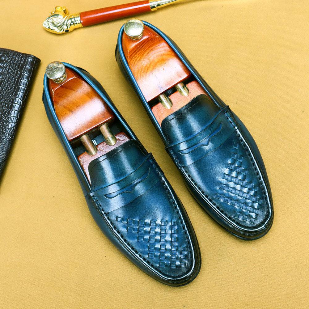 Men's Rossie Viren driving leather shoes and casual loafers, stylish and comfortable footwear for everyday wear.