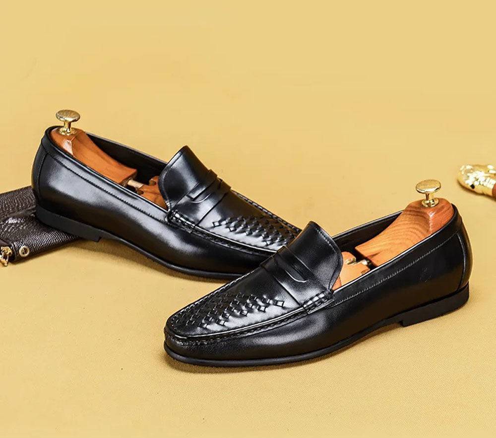 Men's Rossie Viren driving leather shoes and casual loafers, stylish and comfortable footwear for everyday wear.