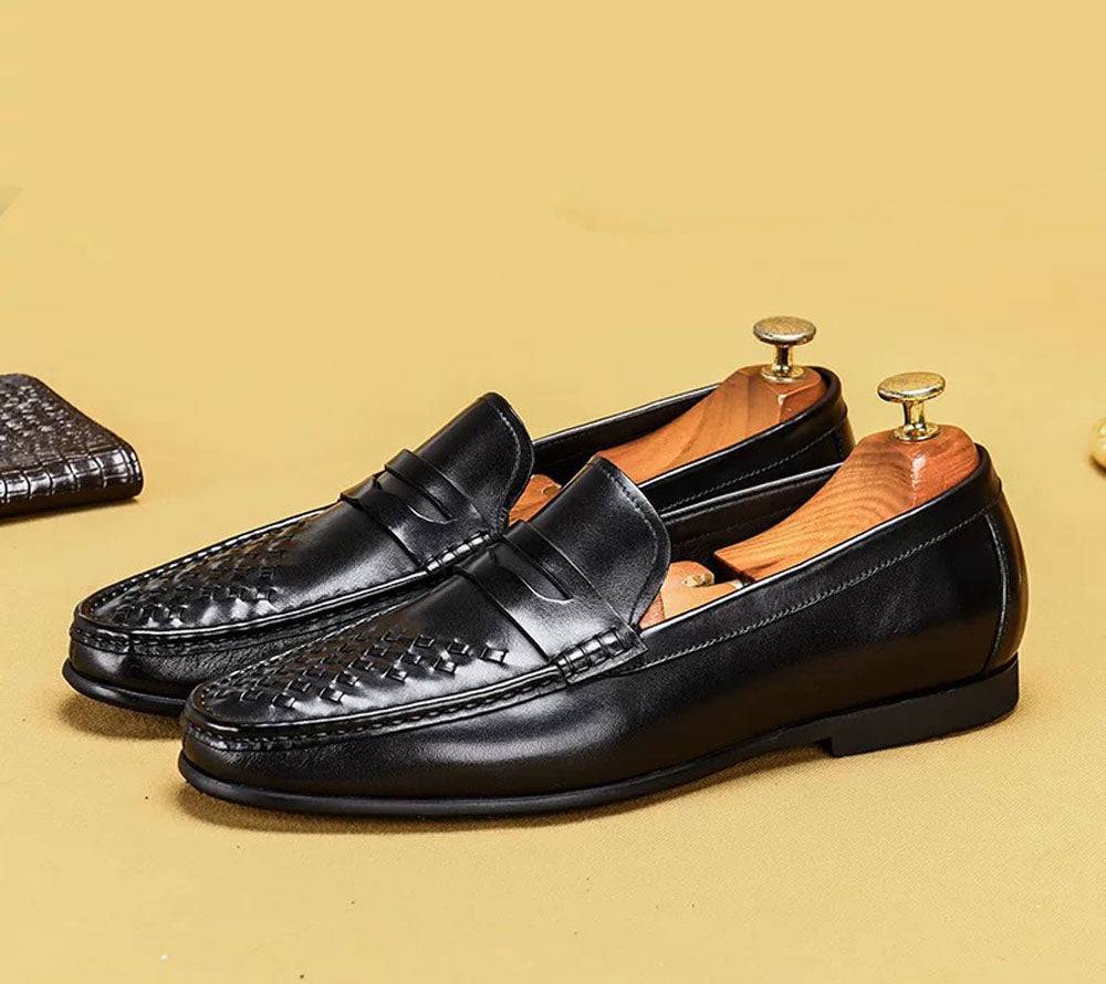 Men's Rossie Viren driving leather shoes and casual loafers, stylish and comfortable for everyday wear.