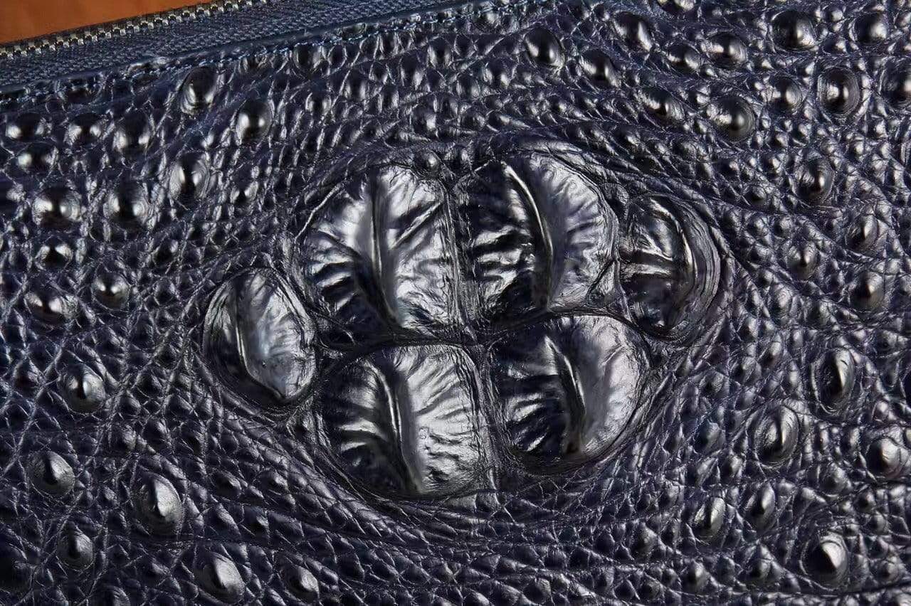 Men's Genuine Crocodile Leather Clutch Bag