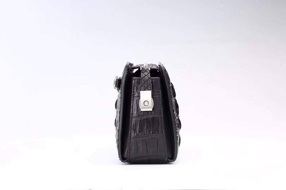 Mens Classic Genuine Crocodile Leather With Password Code Lock