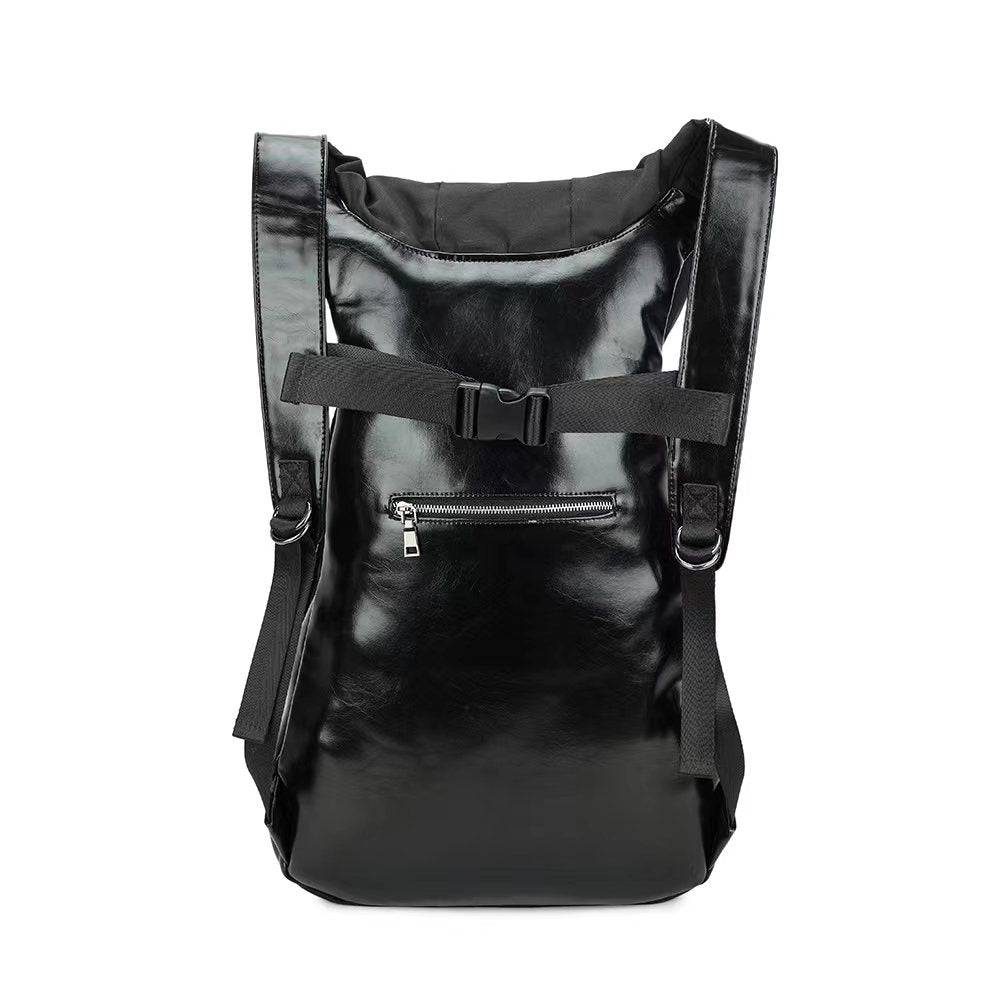 Rossie Viren men's 3D Lion King hooded messenger bag with studded design, featuring a bold lion graphic and spacious compartment.