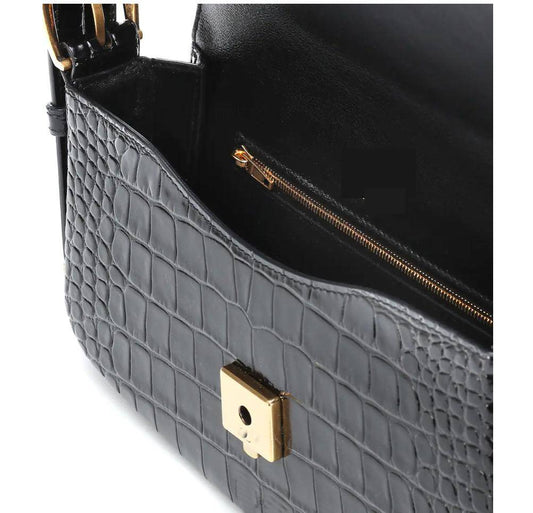 Preorder Crocodile Leather Shoulder Bag  With Two Handles For Lady