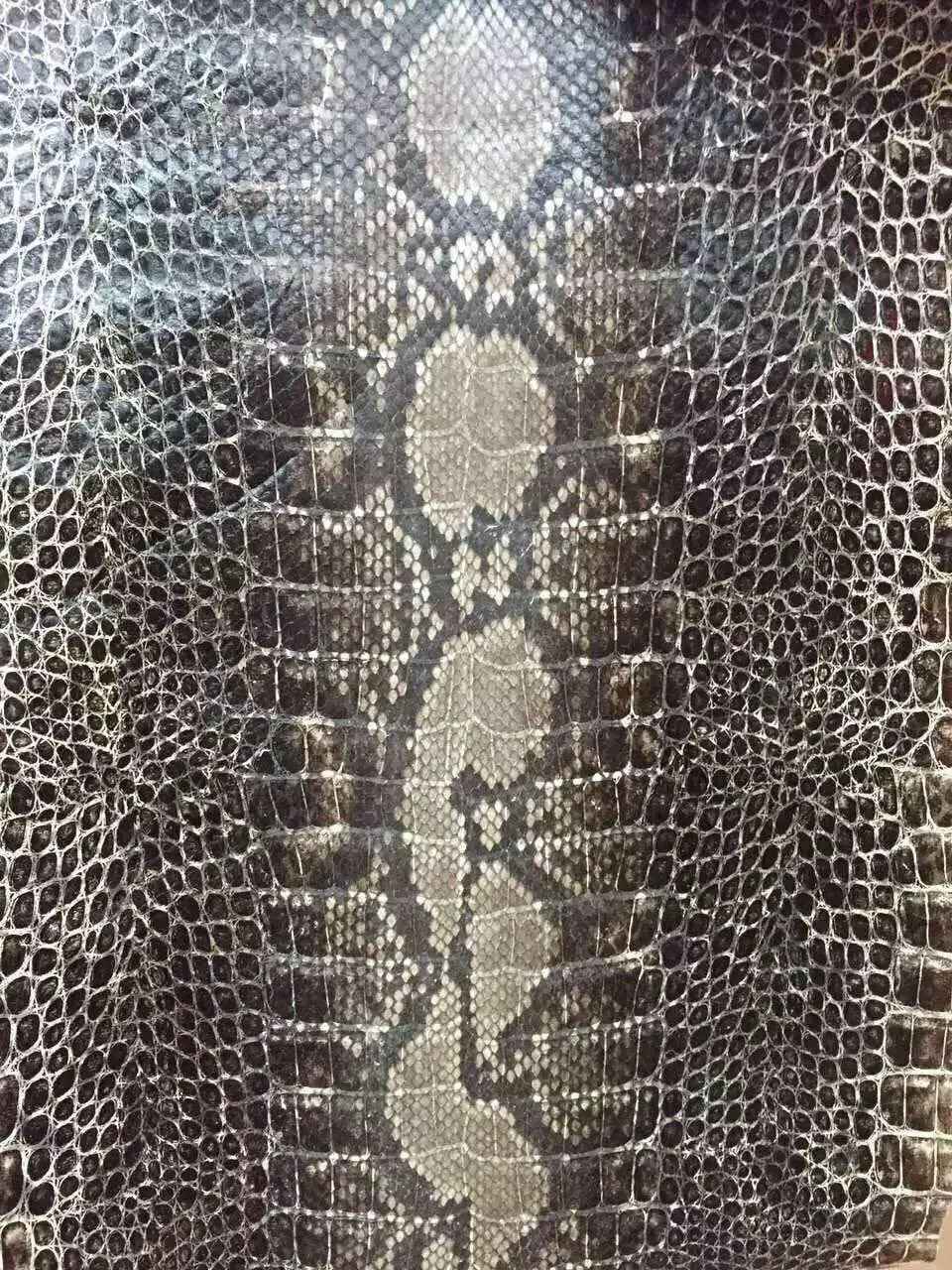 Exotic Rossieviren Python Skin Leather Colorway handbag with textured python pattern, showcasing luxurious crocodile-inspired design.