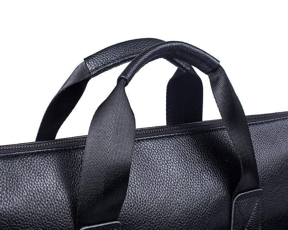Rossie Viren large tote satchel bag for men, a stylish business briefcase with a spacious folio design and sturdy handles.