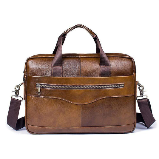 Rossie Viren Handmade Vintage Leather Briefcase For Men