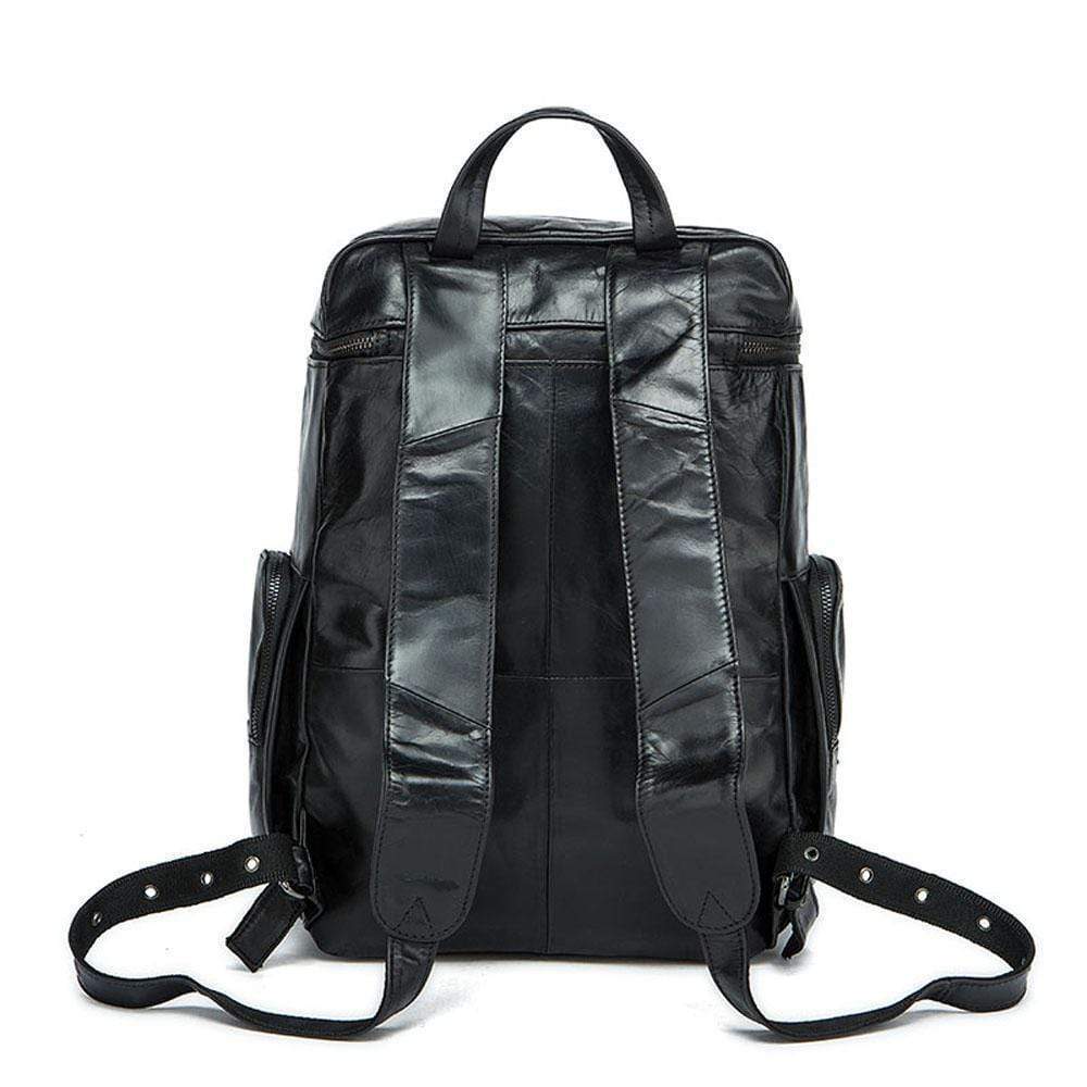 Rossie Viren  Vintage Leather Large Volume  Backpack,Rucksack,Knapsack For Men