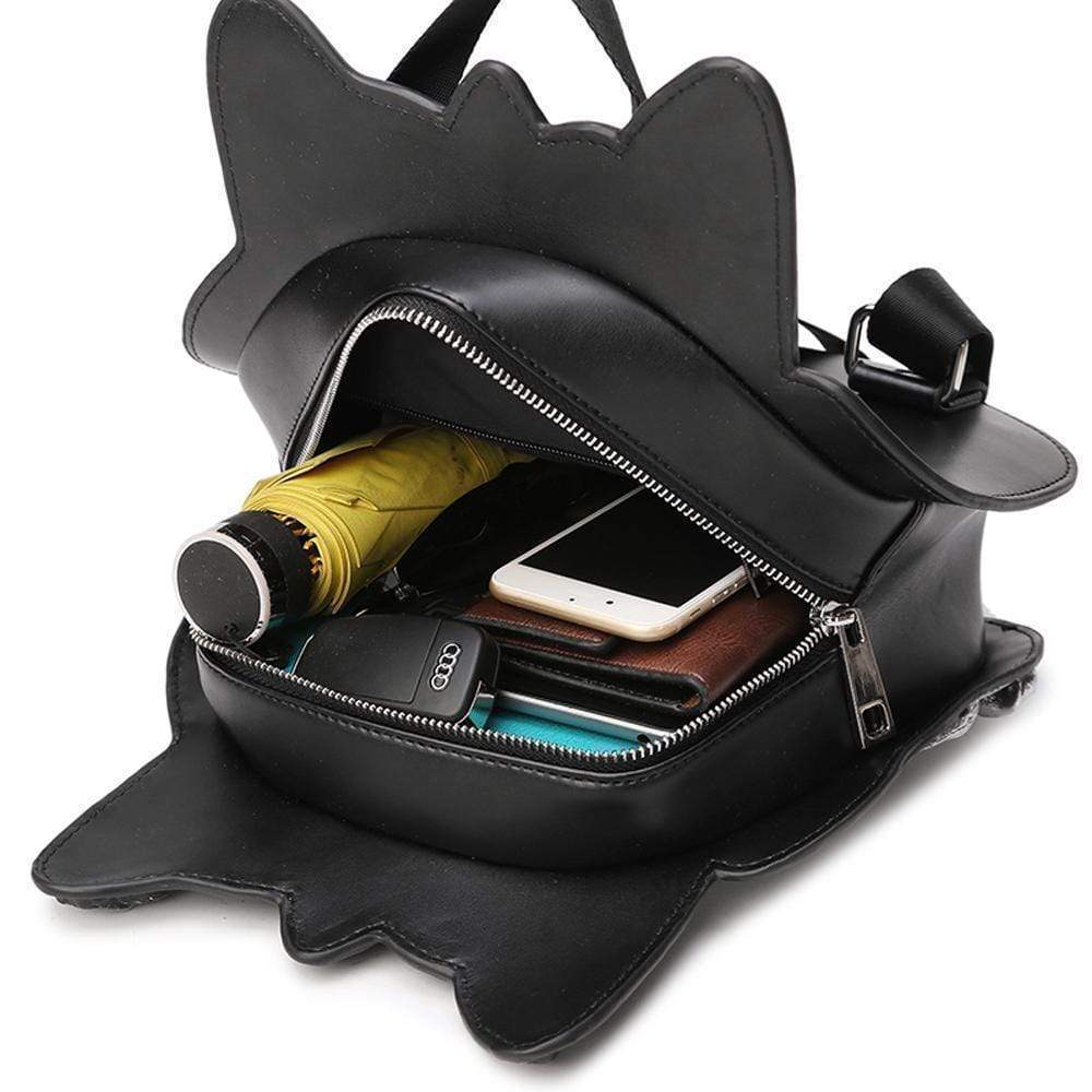 Rossie Viren 3D fox design casual women's backpack, stylish and spacious animal-themed handbag for sports or travel.