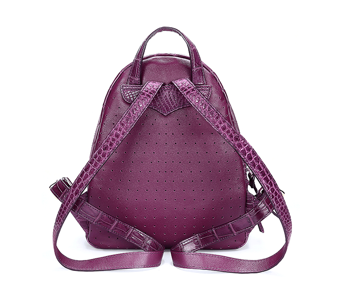 Women's  Crocodile Belly Leather Mini Backpack  |  Rossieviren
