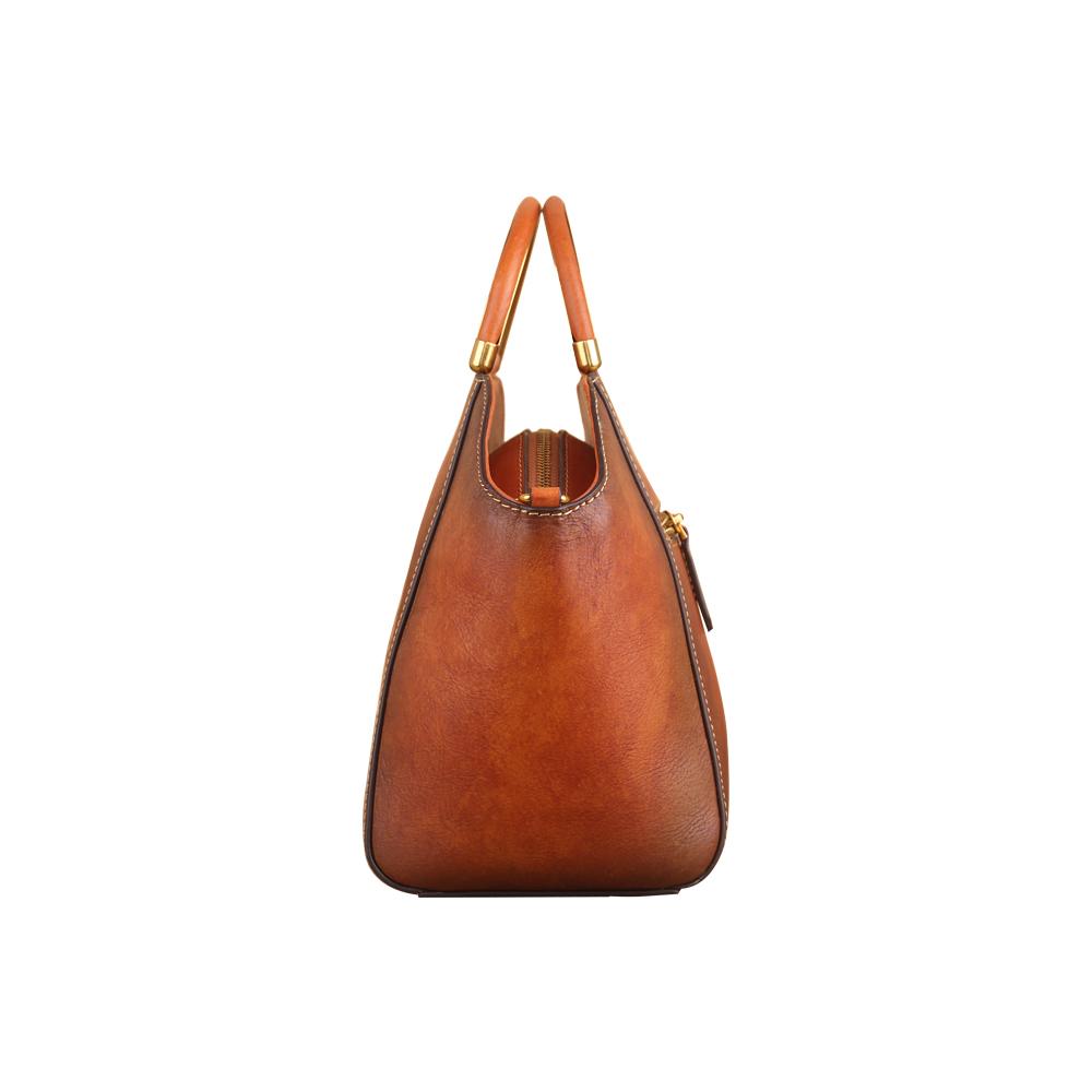Rossie Viren Women's Women Vintage Leather Handbag Shoulder Purse Satchel Tote Crossbody Bag