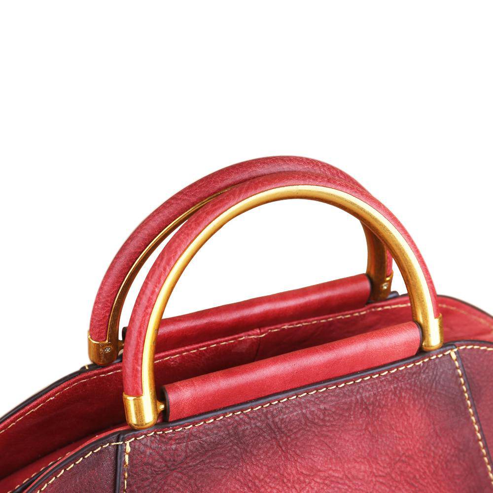 Rossie Viren Women's Women Vintage Leather Handbag Shoulder Purse Satchel Tote Crossbody Bag