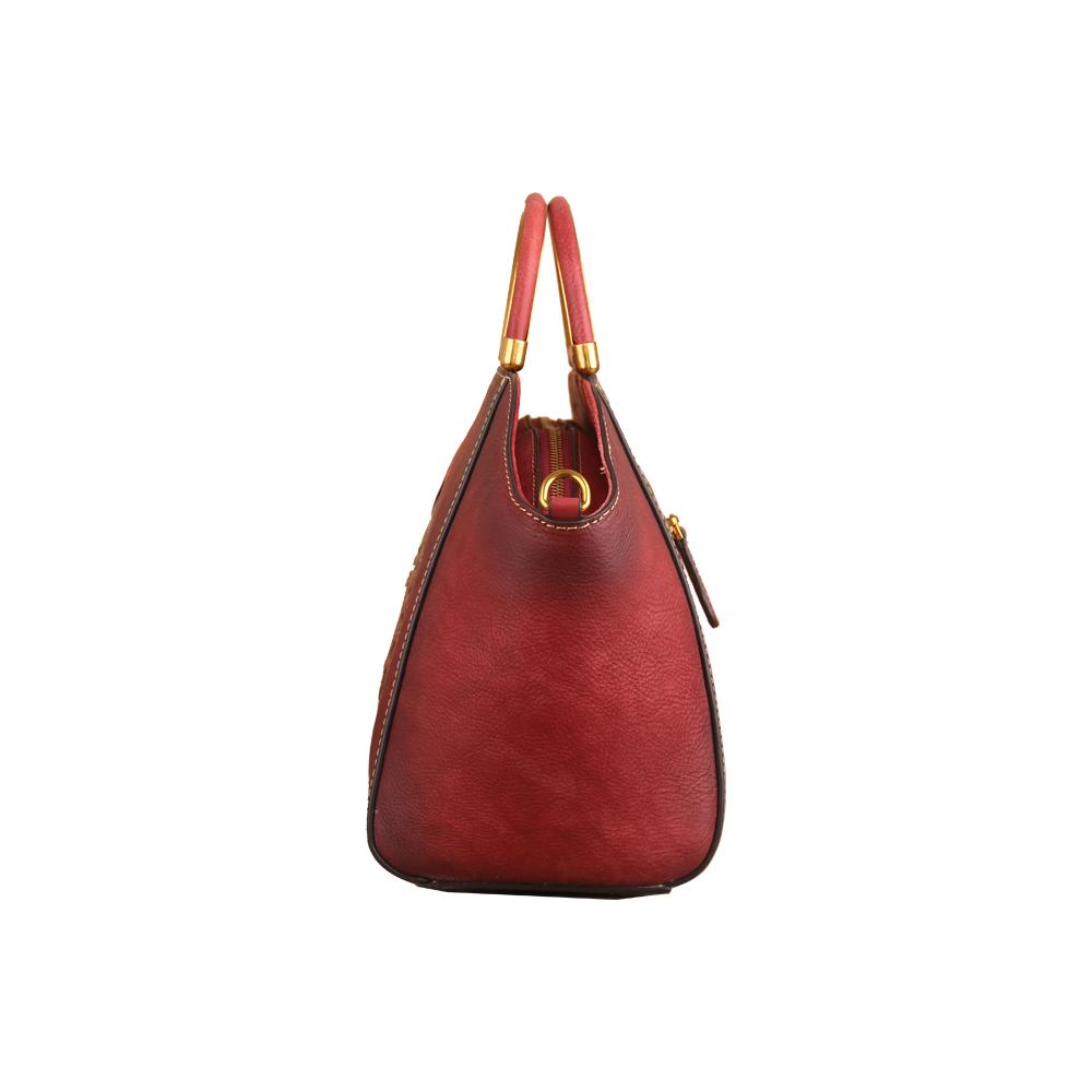 Rossie Viren Women's Women Vintage Leather Handbag Shoulder Purse Satchel Tote Crossbody Bag