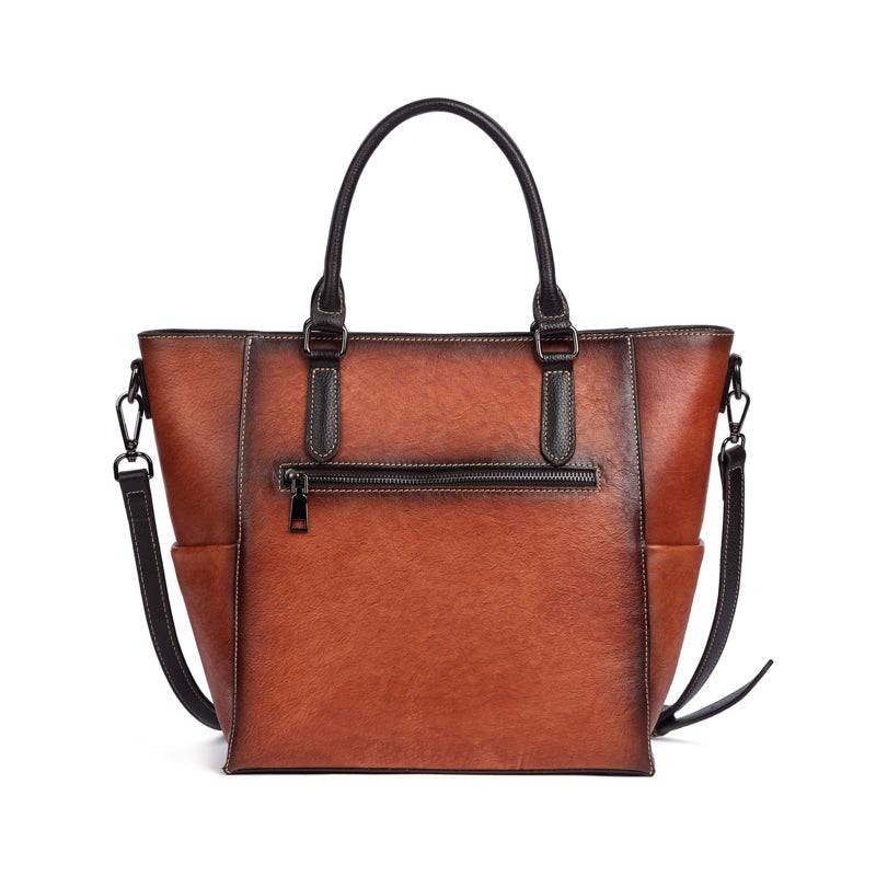 Rossie Viren Women's Womens shopper large vintage-leather tote