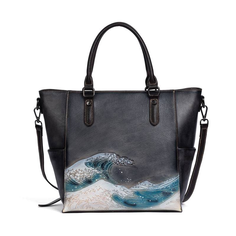 Rossie Viren Women's Womens shopper large vintage-leather tote