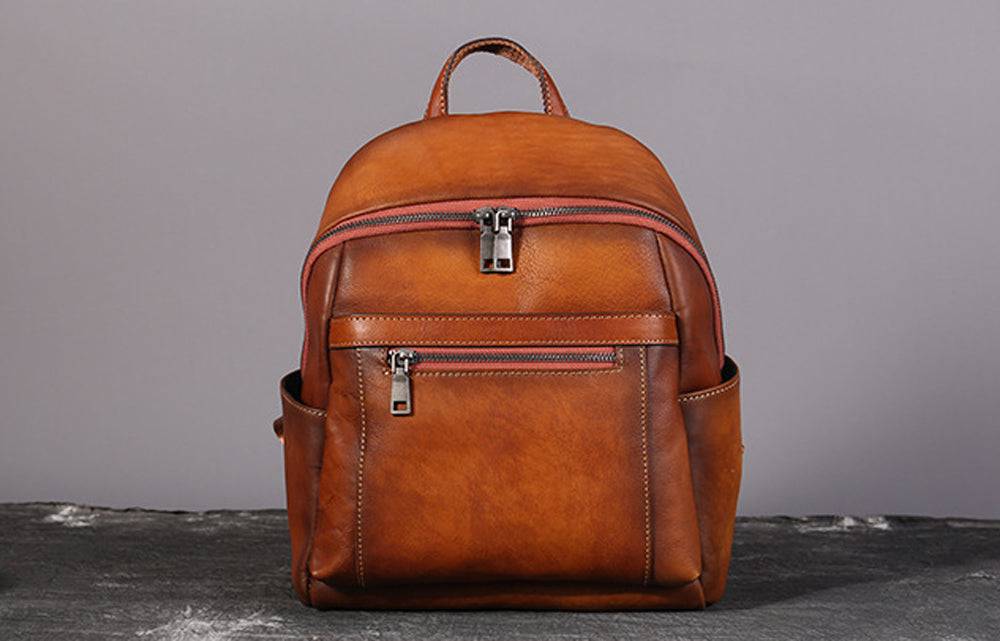 Rossie Viren Women's Womens Vintage Leather Backpack