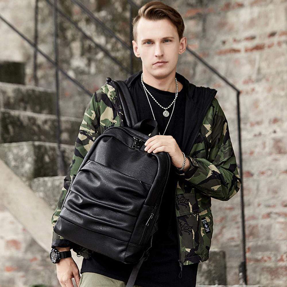 Large Rossie Viren waterproof wheeled backpack with pleated front zip pocket and laptop compartment for travel and daily use.