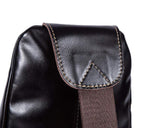 Rossie Viren Vintage Leather Sling Bag Shoulder USB Charging Crossbody Men Chest Bags Outdoor Sport Travel Daypack